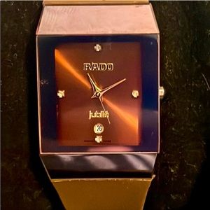 Rado jubilé watch vintage never worn extremely rare a with original packaging.